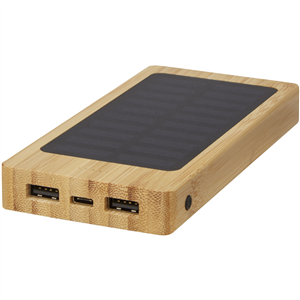 Power bank solare in bamboo da 8000 mAh Avenue ALATA 124257 - Beige 