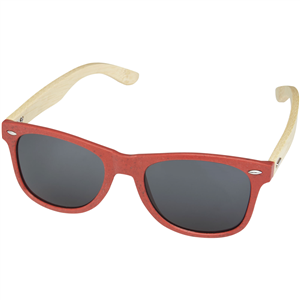 Occhiali da sole in bamboo SUN RAY 127005 - Rosso 