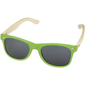 Occhiali da sole in bamboo SUN RAY 127005 - Verde Lime 