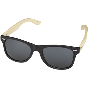 Occhiali da sole in bamboo SUN RAY 127005 - Nero 