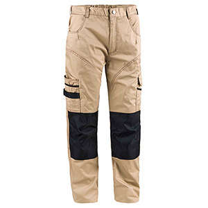 Pantalone da lavoro Sottozero TRAVAUX 15300 - Beige - Nero