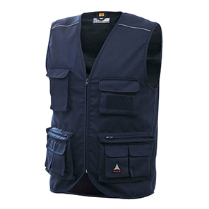 Gilet multitasche SIGGI Workwear CHROME 20GT0147-00-9008 - Blu