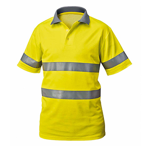 Polo alta visibilità SIGGI Hi-Tech 25MA0273-00-9005 - Giallo Fluo