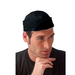 Cappello da cuoco SIGGI Ho.Re.Ca. BRAD 28BE0005-00-9001 - Nero