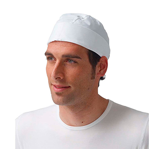 Cappello da cuoco SIGGI Ho.Re.Ca. JERRY 28BE0015-00-0001 - Bianco