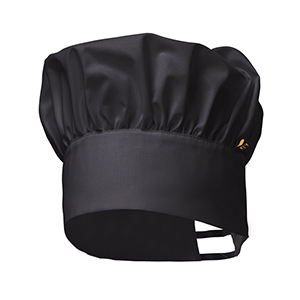 Cappello da cuoco SIGGI Ho.Re.Ca. DEAN 28BE0149-00-0001 - Nero