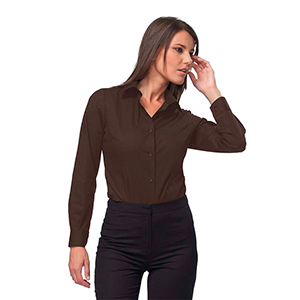 Camicia da donna SIGGI Ho.Re.Ca. LISA 28CM0164-00-9011 - Tabacco