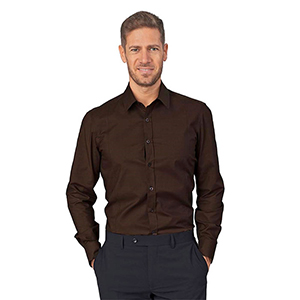 Camicia da uomo SIGGI Ho.Re.Ca. JAMES 28CM0256-00-9011 - Tabacco