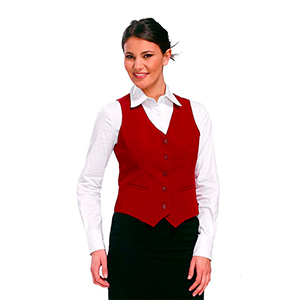 Gilet cameriere SIGGI Ho.Re.Ca. MIRELLA 28GT0012-00-9001 - Bordeaux