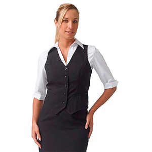 Gilet cameriere SIGGI Ho.Re.Ca. MIRELLA 28GT0012-00-9001 - Nero