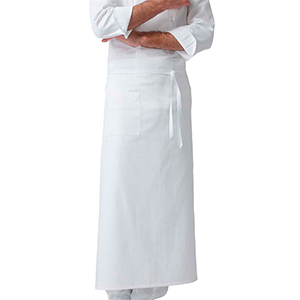 Grembiule da cuoco personalizzato in cotone SIGGI Ho.Re.Ca. TRENTO 28PZ0003-00-0014-B - Bianco