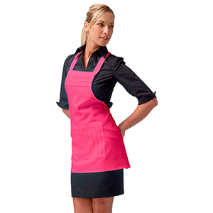 Grembiule personalizzato per cameriera in poliestere 180gr SIGGI Ho.Re.Ca. MICHELA 28PZ0189-00-0111 - Fucsia