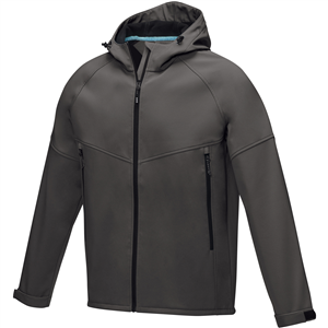 Giacca da uomo in softshell riciclato Elevate NXT - COLTAN 37504 - Grigio Tempesta