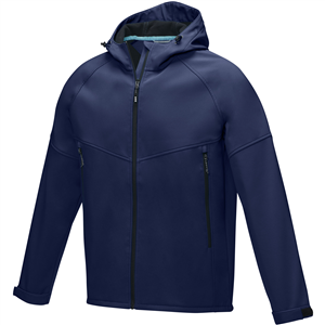 Giacca da uomo in softshell riciclato Elevate NXT - COLTAN 37504 - Blu Navy