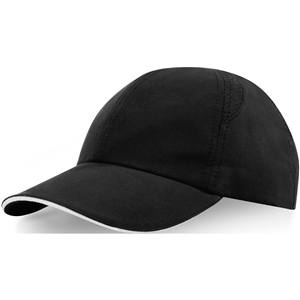 Cappellino personalizzato in poliestere riciclato Elevate NXT MORION 37517 - Nero 