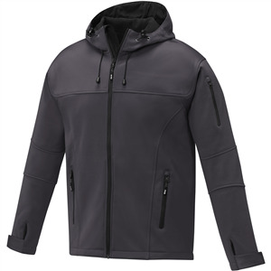 Giacca softshell da uomo Elevate Life - MATCH 38327 - Grigio Tempesta