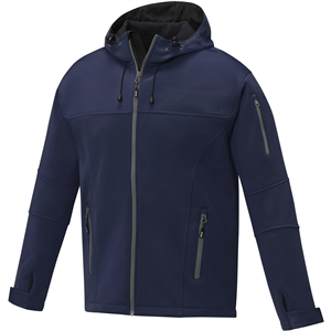 Giacca softshell da uomo Elevate Life - MATCH 38327 - Blu Navy