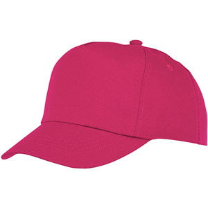 Cappellino per bambini personalizzato in cotone 5 pannelli Elevate Essentials FENIKS 38667 - Magenta 