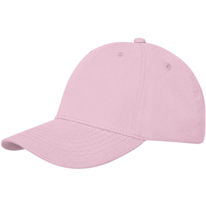 Cappellino personalizzato in cotone 6 pannelli Elevate Life DAVIS 38678 - Rosa Chiaro 