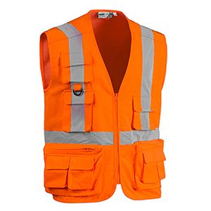 Gilet alta visibilità Sottozero Job STAR 7045X - Arancio