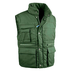 Gilet imbottito Sottozero ANTARES 9025 - Verde Scuro