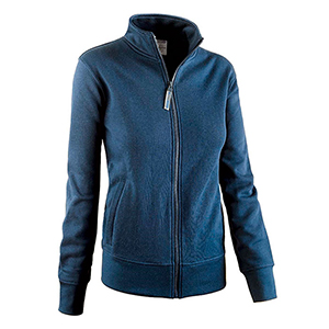 Felpa pubblicitaria da donna con zip Sottozero SKIP 90300 - Blu Navy