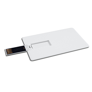 Chiavetta USB SLIMCARD da 8GB A17803-8GB - Bianco