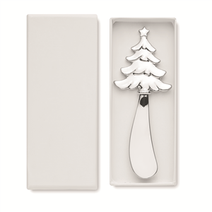 Coltello da formaggio a forma di albero di Natale TREES CX1536 - Silver Opaco