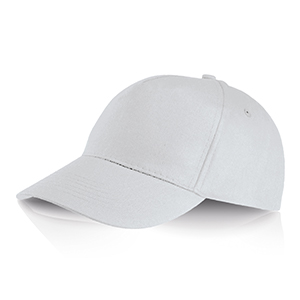 Cappello da baseball personalizzato in cotone 5 pannelli Legby Ocean Breeze JOY D17574 - Bianco