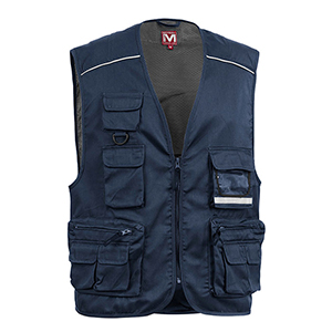 Gilet multitasche Myday POWER E0305 - Blu Navy