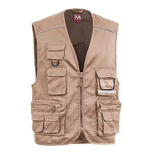 Gilet multitasche Sottozero POWER E0305 - Beige