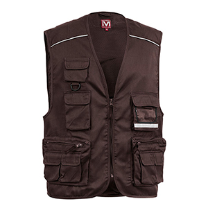 Gilet multitasche Sottozero POWER E0305 - Marrone