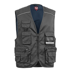 Gilet multitasche Myday POWER E0305 - Grigio