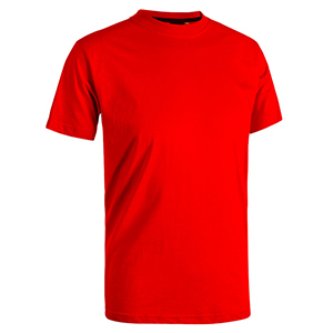 T shirt personalizzabile uomo in cotone 150gr Myday SKY E0400 - Rosso