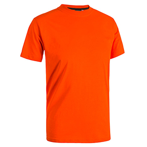 T shirt personalizzabile uomo in cotone Sottozero SKY E0400 - Arancio