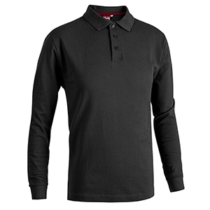 Polo da uomo in cotone Sottozero BECKER E0406 - Nero