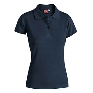 Polo donna in cotone 175gr Myday ANGY E0417 - Blu Navy