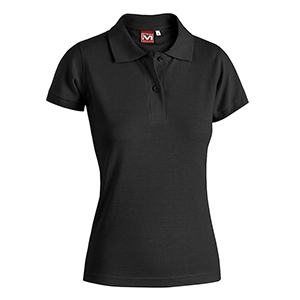 Polo donna in cotone 175gr Myday ANGY E0417 - Nero