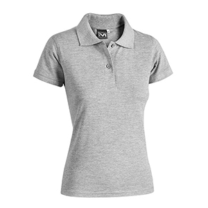 Polo donna in cotone 175gr Myday ANGY E0417 - Grigio Melange