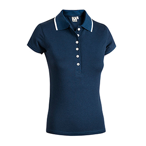 Polo da donna in cotone 180gr Myday MICHELLE E0418 - Blu Navy