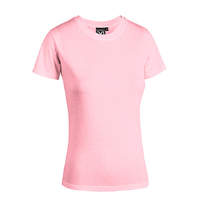 T-shirt personalizzabile da donna bianca Sottozero WOMAN E0423 - Rosa