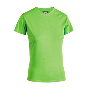 T-shirt personalizzabile da donna bianca in cotone 145gr Myday WOMAN E0423 - Verde Chiaro