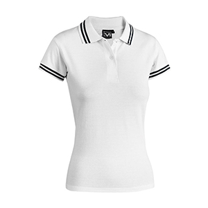 Polo da donna in cotone Sottozero SISSI E0425 - Bianco