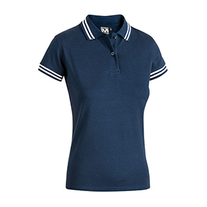 Polo da donna in cotone Sottozero SISSI E0425 - Blu Navy