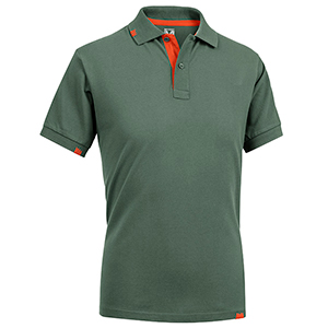 Polo da lavoro Sottozero RIO E0444 - Verde - Arancio