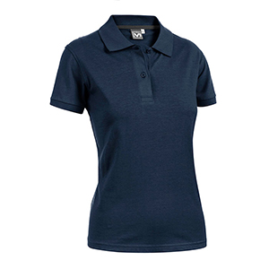 Polo da donna in cotone 145gr Myday ANGY JERSEY E0490 - Blu Navy