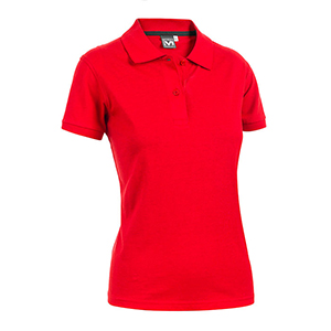 Polo da donna in cotone 145gr Myday ANGY JERSEY E0490 - Rosso