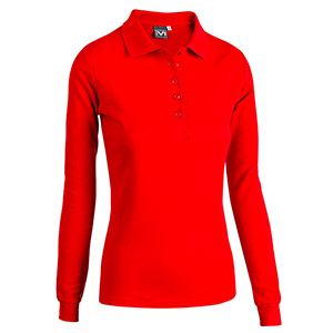 Polo da donna in cotone 180gr Myday STEFFI E0806 - Rosso