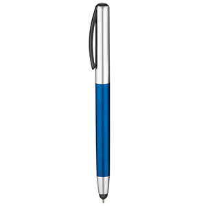 Penna personalizzata con touch screen KARI E14828 - Blu Navy