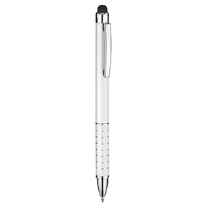 Penna personalizzabile con touch SATURN E14829 - Bianco